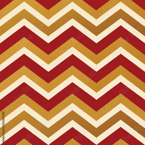 Pattern seamless chevron abstract wave background stripe gold luxury color and line. Geometric line vector. Christmas background.