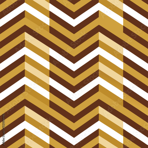 Pattern seamless chevron abstract wave background stripe gold luxury color and line. Geometric line vector. Christmas background.