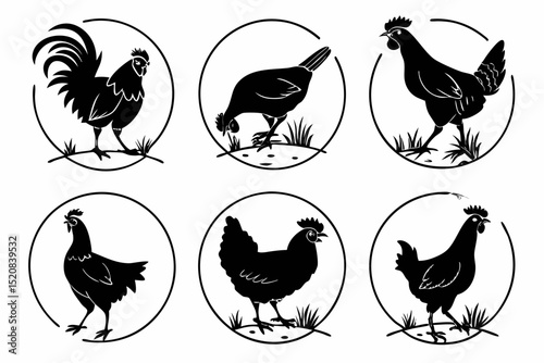 set of vector animals