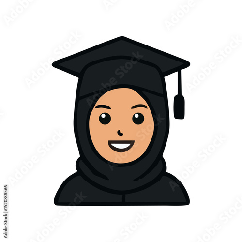 Graduation, academic scroll, cap in air, diploma joy, student event for school celebration vector, proud moment design, learning achievement image

