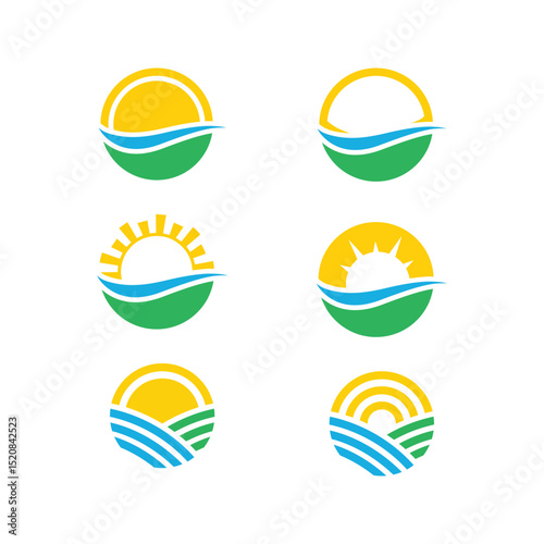Sun agriculture logo