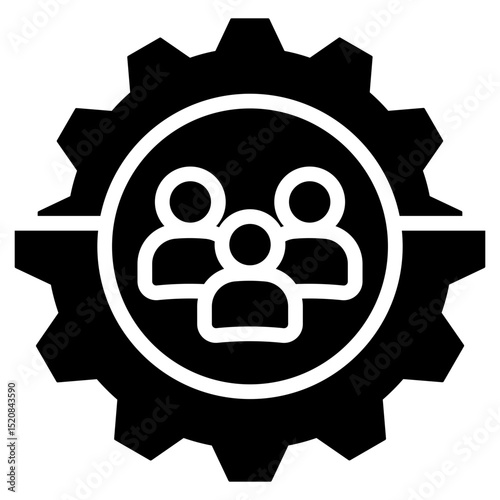 Employee Glyph Icon
