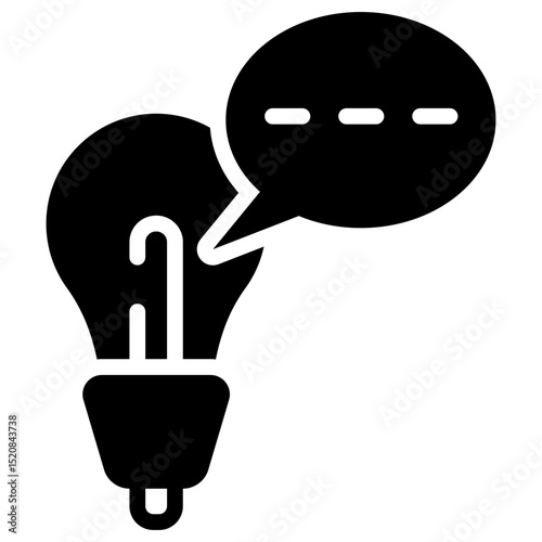 Advice Glyph Icon