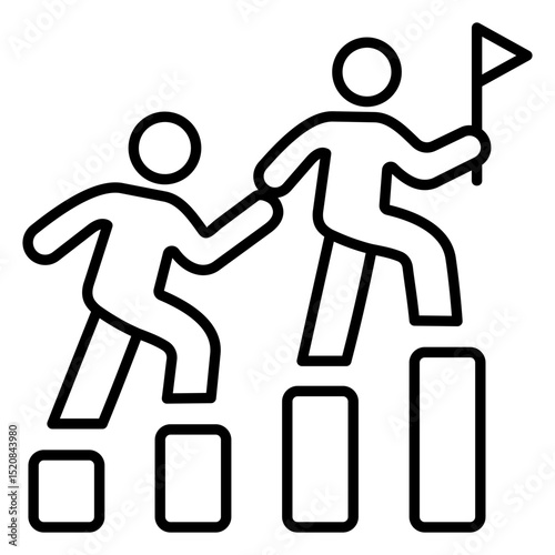 Leadership Outline Icon