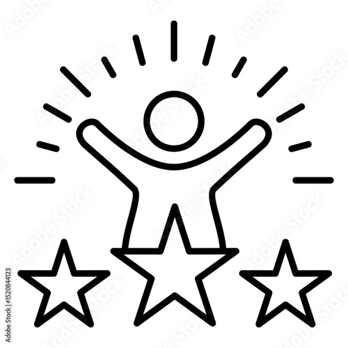 Confidence Outline Icon