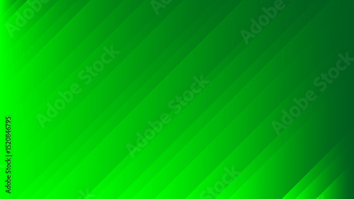 Vibrant Abstract Green Gradient Background with Diagonal Striped Patterns