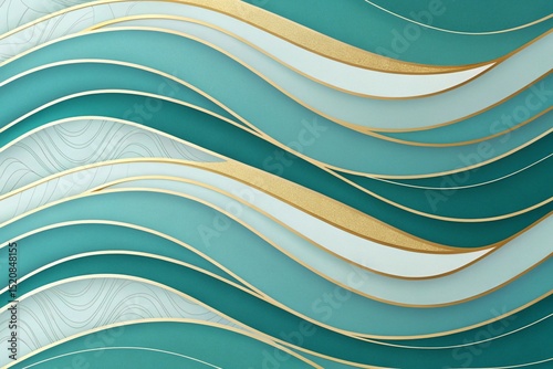 Smooth Minimalist Gradient Wave Background