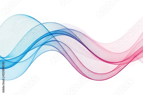 Smooth Minimalist Gradient Wave Background