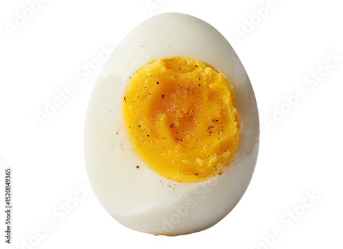 Perfectly boiled egg photo