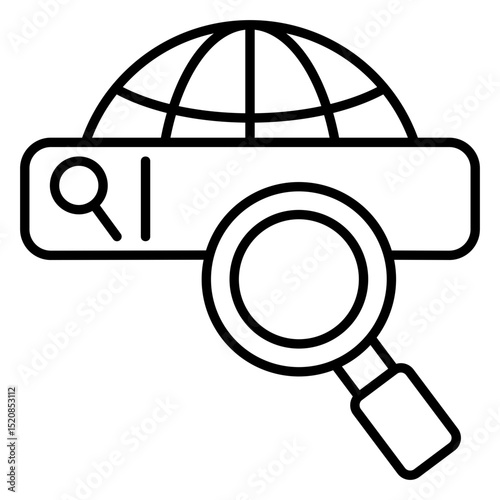 Search Engine Outline Icon