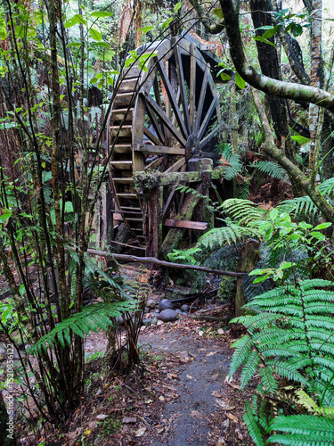 Mitchells Gully Gold Mine at Charleston in New Zealand