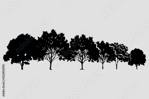 "Silhouettes of diverse  in various confident and stylish poses. Each figure showcases a different stance and attitude, symbolizing empowerment, elegance, and individuality. The background is whi