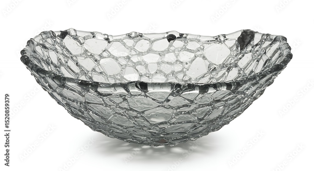Obraz premium Textured glass bowl