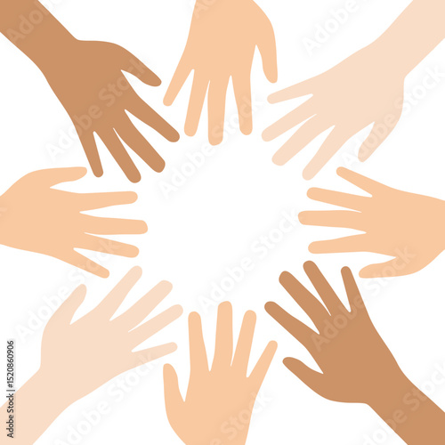 International Youth Day Circular Hand