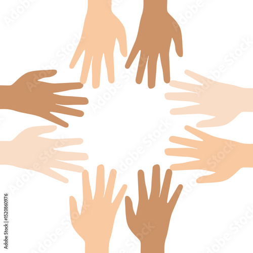 International Youth Day Circular Hand