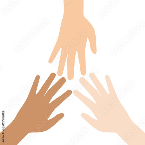 International Youth Day Circular Hand