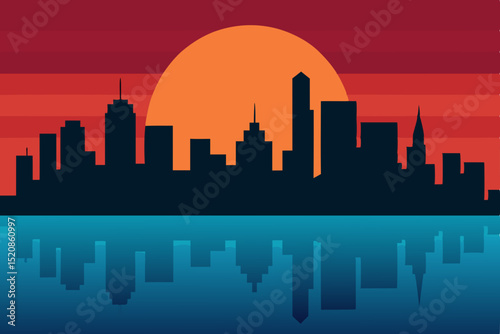 seattle skyline at sunset
