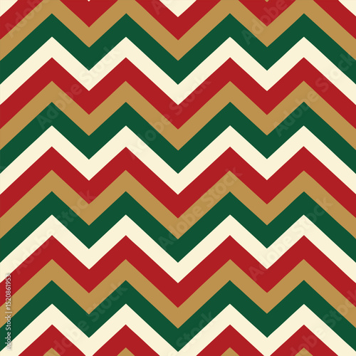 Pattern seamless chevron abstract wave background stripe gold luxury color and line. Geometric line vector. Christmas background.