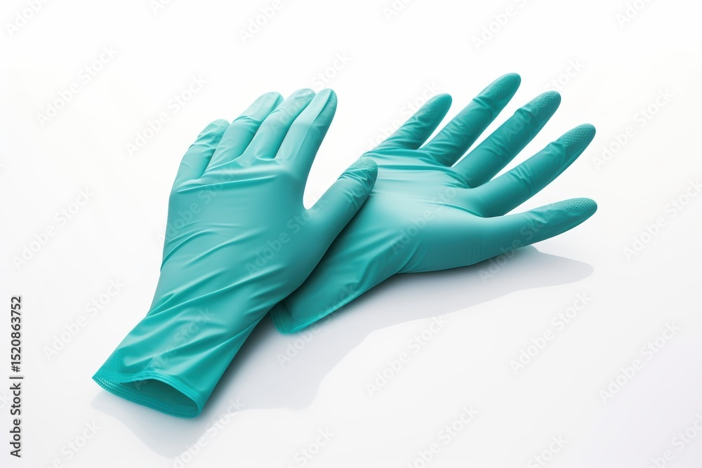 Obraz premium Protective gloves ready for use in healthcare and laboratory settings for safety and hygiene