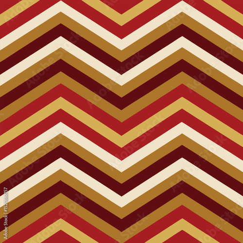 Pattern seamless chevron abstract wave background stripe gold luxury color and line. Geometric line vector. Christmas background.