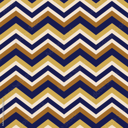 Pattern seamless chevron abstract wave background stripe gold luxury color and line. Geometric line vector. Christmas background.