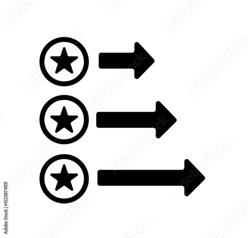 prioritize vector icon