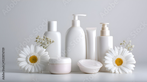 cosmetic product with daisy