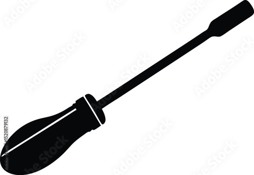 screwdriver on white background