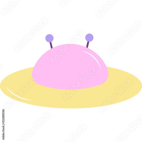 UFO Flat Illustration
