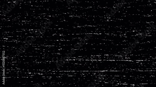 White rough grunge overlay with black backdrop for edgy and raw film effects