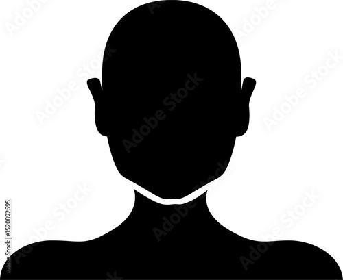 Vector silhouette of a man	