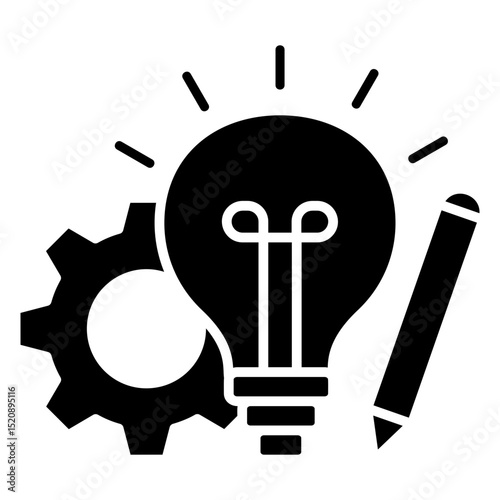 Creativity Glyph Icon