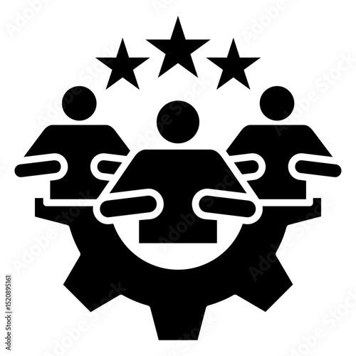 Employee Glyph Icon