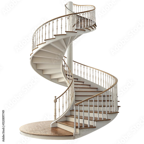 Spiral Staircase Rendering