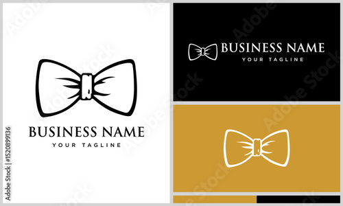 Bow Tie Logo Design Templates.