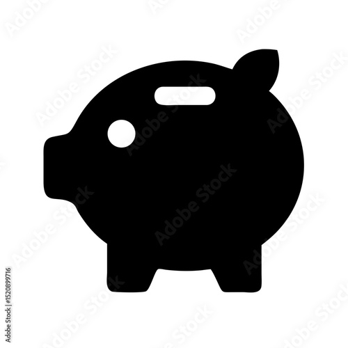 piggy bank on white