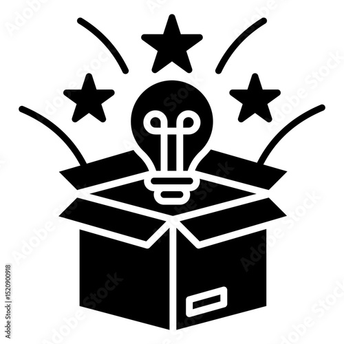 New Product Glyph Icon