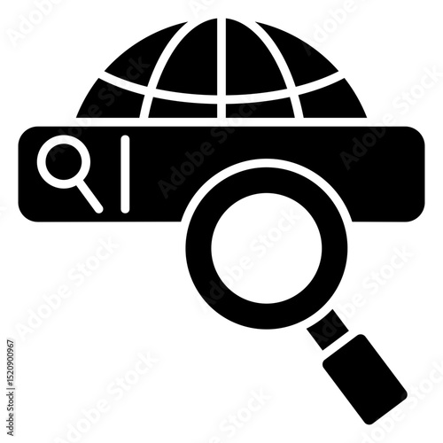 Search Engine Glyph Icon