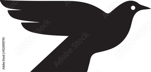 vector illustration of a bird
