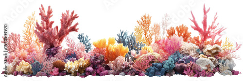 Wallpaper Mural Colorful Coral Reef Landscape with Various Shapes and Hues Torontodigital.ca