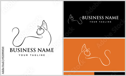 Cat Logo Design Variations. (14)