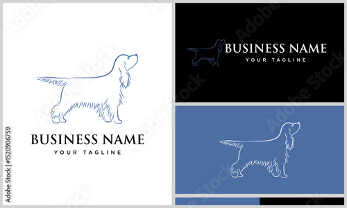 Cocker Spaniel Logo Design Variations.