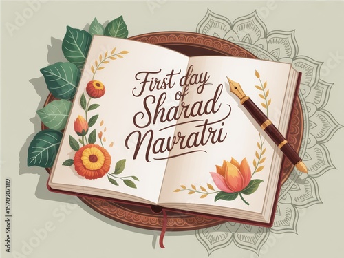 Sharad Navratri  Festival First Day Post