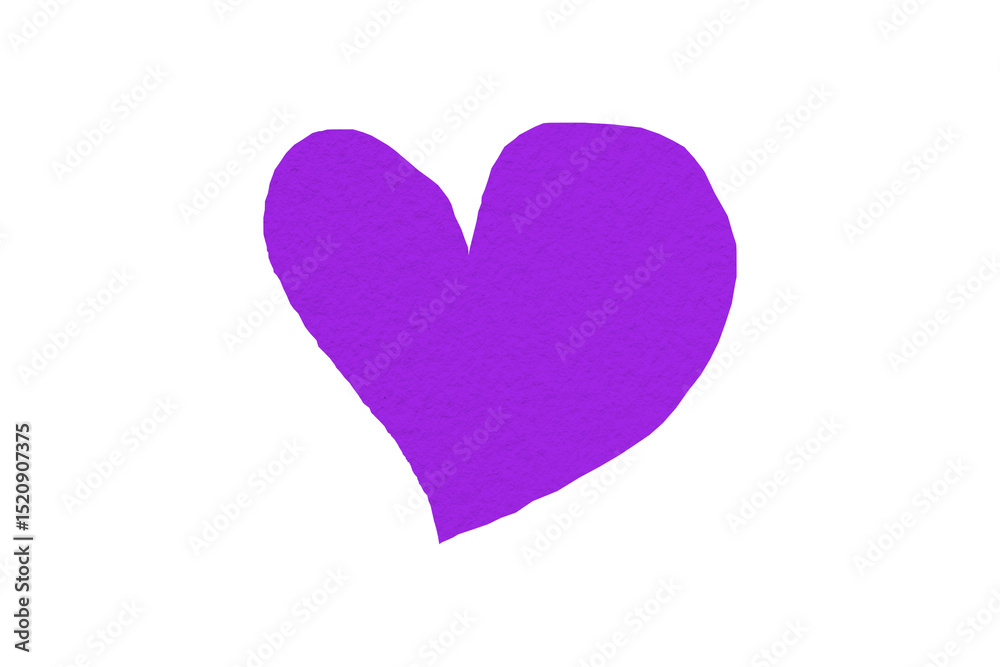 Purple paper heart shape isolated on transparent background. Valentine's Day. Red heart with shadow. Love. Illustration. Purple paper heart shape isolated on transparent background. Valentine's Day. Red heart with shadow. Love. Illustration.