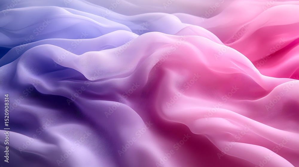Abstract Gradient Wave Design Pink with Purple Blue Fabric Background, and Smooth Texture. Abstract Gradient Wave Design Pink with Purple Blue Fabric Background, and Smooth Texture.