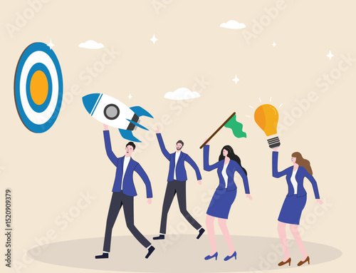 Entrepreneurship generating ideas, launching innovative products, starting companies, and achieving goals with vision, strategy, and drive.