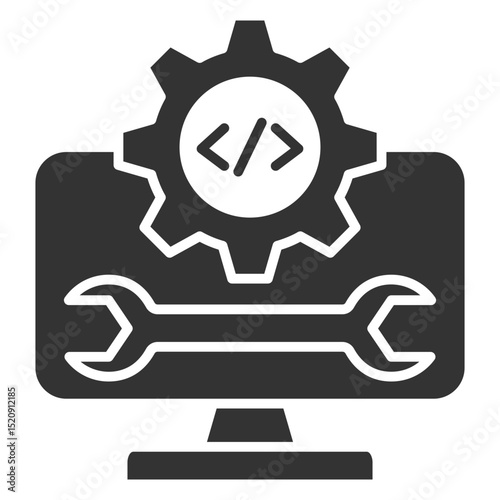 Chaos Engineering Glyph Icon