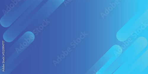 Abstract blue background with diagonal lines. Dynamic shapes composition. Vector illustration