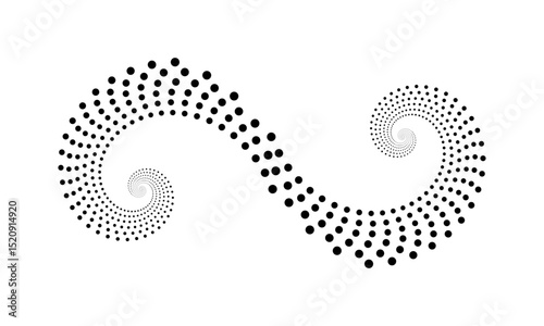 golden ration fibonacci pattern for logo icon background web graphic tattoo. vector illustration.