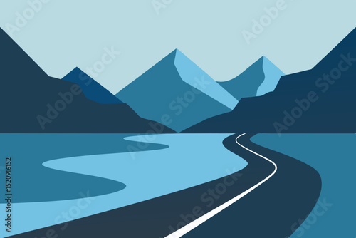 road to the mountains
